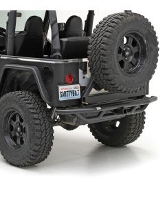 Smittybilt SB76621 SRC Rear Bumper with Tire Carrier for 87-06 Jeep Wrangler YJ & TJ