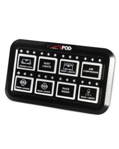 sPOD 8800HDADD Add-On HD Switch Panel 8-Circuit Systems - Universal 