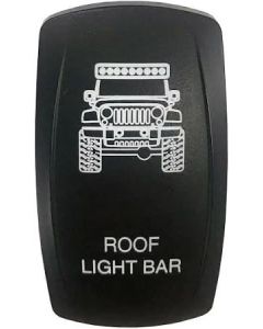sPOD VVPZCJK-512R Roof Light Bar Rocker Switch for 07-18 Jeep Wrangler JK