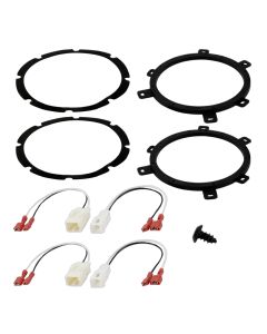 Stinger Off-Road JK11-SBSH1 6.5" Speaker Bracket Kit for 11-18 Jeep Wrangler JK