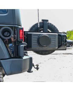Stinger Off-Road TXJWB12 Swing Gate-Mounted 12" Subwoofer Enclosure for 07-22 Jeep Wrangler JL, JK 