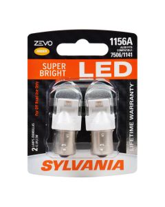Sylvania 1156ALED.BP2 #1156A Amber Zevo LED Mini  2 Pack 