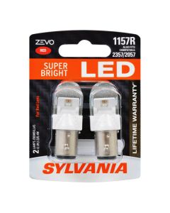 Sylvania 1157RLED.BP2 #1157R Red Zevo LED Mini 2 Pack 
