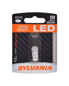 Sylvania 168LED.BP2 #168 White Zevo LED Mini 2 Pack 