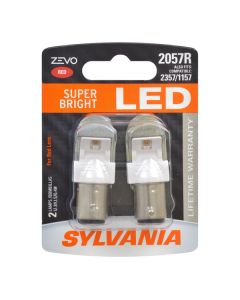 Sylvania 2057RLED.BP2 #2057R Red Zevo LED Mini 2 Pack 