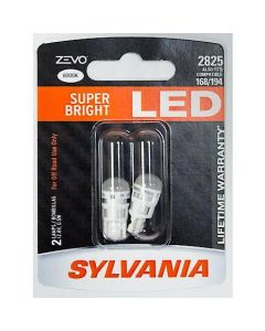 Sylvania 2825LED.BP2 #2858 White Zevo LED Mini Bulb 2 Pack 