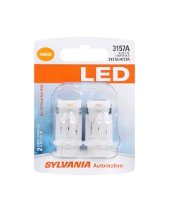 Sylvania 3157ASL.BP2 #3157A Amber SYL LED Mini Bulb 2 Pack 