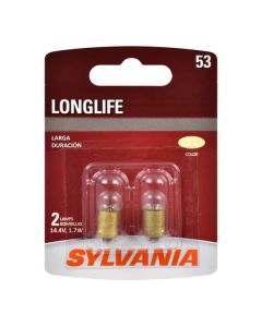 Sylvania 53LL.BP2 #53 Long Life Mini Bulb 2 Pack 