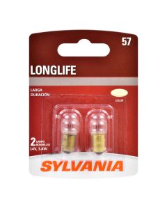 Sylvania 57LL.BP2 #57 Long Life Mini Bulb 2 Pack 