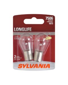 Sylvania 7506LL.BP2 #7506 White Long Life Mini Bulb 2 Pack 