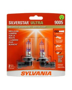 Sylvania 9005SU.BP2 #9005 SilverStar Ultra Halogen Headlight Bulb 2 Pack 