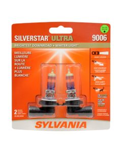 Sylvania 9006SU.BP2 #9006 SilverStar Ultra Halogen Headlight Bulb 2 Pack 