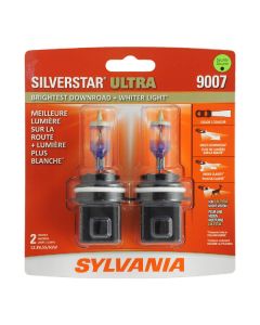 Sylvania 9007SU.BP2 #9007 SilverStar Ultra Halogen Headlight Bulb 2 Pack 