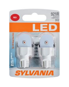 Sylvania 921RSL.BP2 #921 Red SYL LED Mini Bulb 2 Pack 