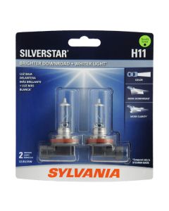 Sylvania H11ST.BP2 #H11 SilverStar Halogen Headlight Bulb 2 Pack 