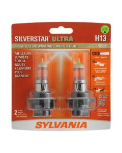 Sylvania H13SU.BP2 #H13 SilverStar Ultra Halogen headlight Bulb 2 Pack 