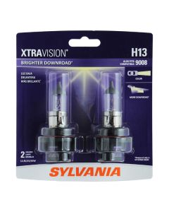 Sylvania H13XV.BP2 #H13 XtraVision Halogen Headlight Bulb 2 Pack 