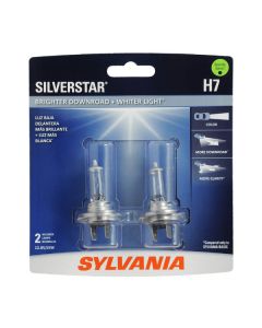 Sylvania H7SU.BP2 #H7 SilverStar Ultra Halogen Headlight Bulb 2 Pack 
