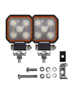 Sylvania RGCUBE3INFL.BX2 Rugged 3 Inch LED Pod Cube - Flood Light Pair 