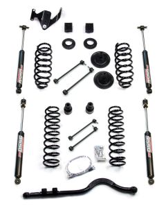 Teraflex 1251220 3" Coil Spring Base Lift Kit with Front Track Bar & 9550 VSS Twin-Tube Shocks for 07-18 Jeep Wrangler JK Unlimited 4-Door