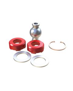 Teraflex 1951400 Small Rear Upper Long Adjustable Control Arm Joint Rebuild Kit for 07-18 Jeep Wrangler JK