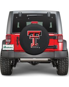 HBS TIRE COVER TEXAS TECH 31x11 BLK