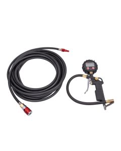 Thor's Lightning Digital Tire Pressure Gauge Single Tire Inflator With 25' Hose - DTPG001