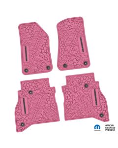 NGTT45013600 - 20-23 Jeep Gladiator Front and RearTire Tread/Scorched Earth Scene w/ Rubicon Insert - Pink w/ Black Insert