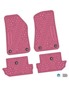 NGTT47012074 - 18-23 Jeep JL 2 Dr Front and RearTire Tread/Scorched Earth Scene w/ Sahara Insert - Pink