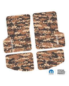 NGTT44044207- 03-06 JEEP TJ/LJ 2DR Front and Rear- Tire Tread/Scorched Earth Scene w/ SPORT Insert - Cyberflage w/ White Insert