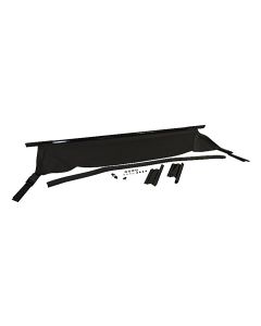 Crown Automotive TN27015 Tailgate Bar & Tonneau Cover Kit in Black Denim for 87-06 Jeep Wrangler YJ and TJ
