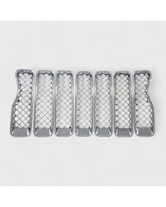 Trim Illusion  Delete Grille Overlay for 18-24 Jeep Wrangler JL 