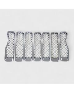 Trim Illusion  Delete Grille Overlay for 18-24 Jeep Wrangler JL 