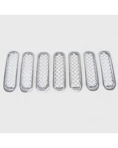 Trim Illusion  Delete Grille Overlay for 07-18 Jeep Wrangler JK