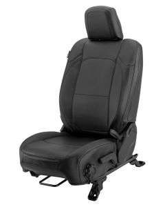Tru-Fit  Eco Leather Front & Rear Seat Covers for 18-25 Jeep Wrangler JL Unlimited 4-Door without Rear Seat Center Armrest