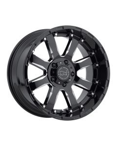 BLK RHNO SIERRA BLK/MIL 18X9 5X5 4.5BS