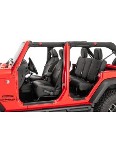 Tru-Fit  Eco Leather Front & Rear Seat Covers for 13-18 Jeep Wrangler JK Unlimited 4-Door