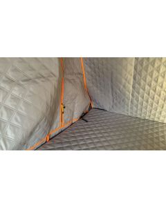 Tuff Stuff Overland  Insulated Rooftop Quilted, Zip-In, Liner in Gray 