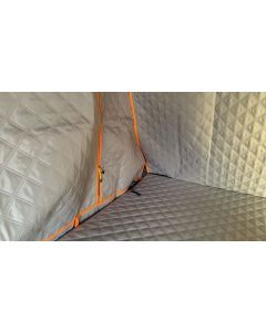 Tuff Stuff Overland  Insulated Rooftop Quilted, Zip-In, Liner in Gray 