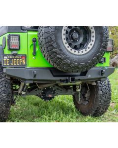 Turn Offroad JKRB-01 Rear Bumper with Receiver Hitch for 07-18 Jeep Wrangler JK