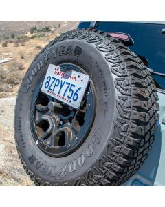 Turn Offroad RB1-LP1 Tire Carrier License Plate Relocation Bracket for 21-26 Ford Bronco