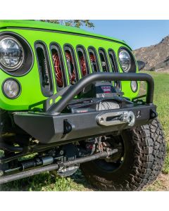 Turn Offroad JPFB-05 High Clearance Stubby Front Bumper for 07-26 Jeep Wrangler JK, JL & Gladiator JT