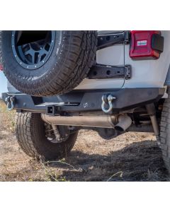 Turn Offroad JLRB-01 Rear Bumper with Receiver Hitch for 18-26 Jeep Wrangler JL