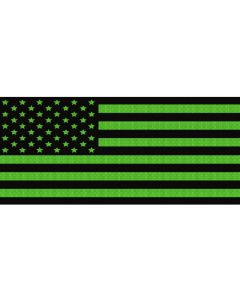 UTS JK BLK/GREEN GRILLE INSERT