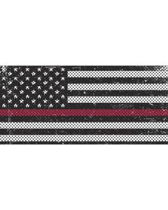 UTS JL BLK WHT RED LINE GRILL INSERTS