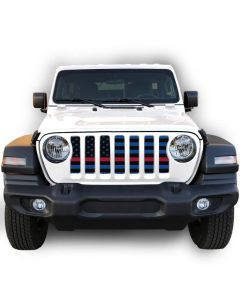 UTS JL BLK/BLU RED LINE GRILLE INSERT