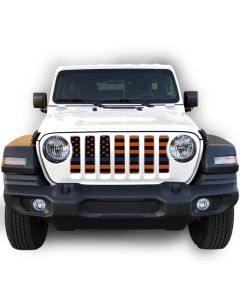 UTS JL BLK/ORANGE BLU LINE GRILLE INSRT