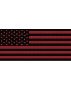 UTS JK BLK/RED GRILLE INSERT