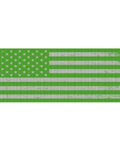 UTS JK DIST WHITE/GREEN GRILLE INSERT