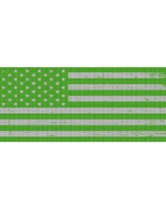 UTS JK DIST WHITE/GREEN GRILLE INSERT